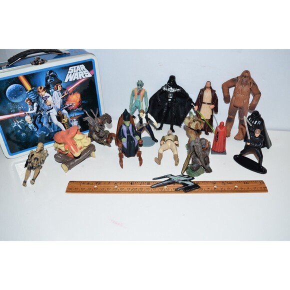 Star Wars Figures Action Figures etc... Huge Lot lunchbox - Picture 2 of 14